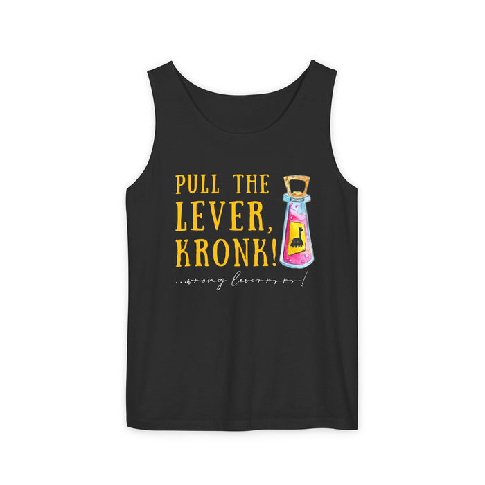 Pull The Lever Kronk Unisex Comfort Colors Garment-Dyed Tank Top