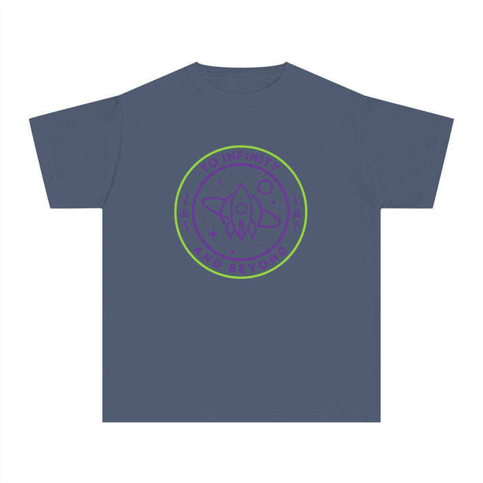 To Infinity And Beyond Comfort Colors Youth Midweight Tee