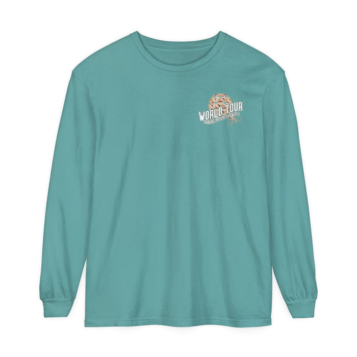 World Tour Comfort Colors Unisex Garment-dyed Long Sleeve T-Shirt