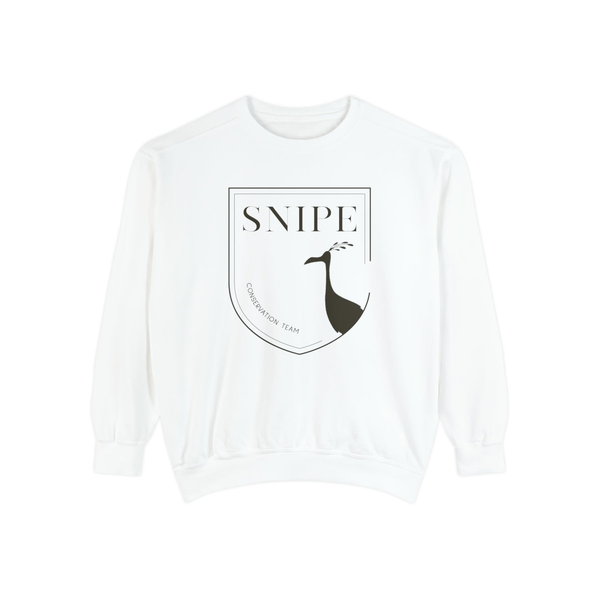 Snipe Conservation Team Comfort Colors Unisex Garment-Dyed Sweatshirt
