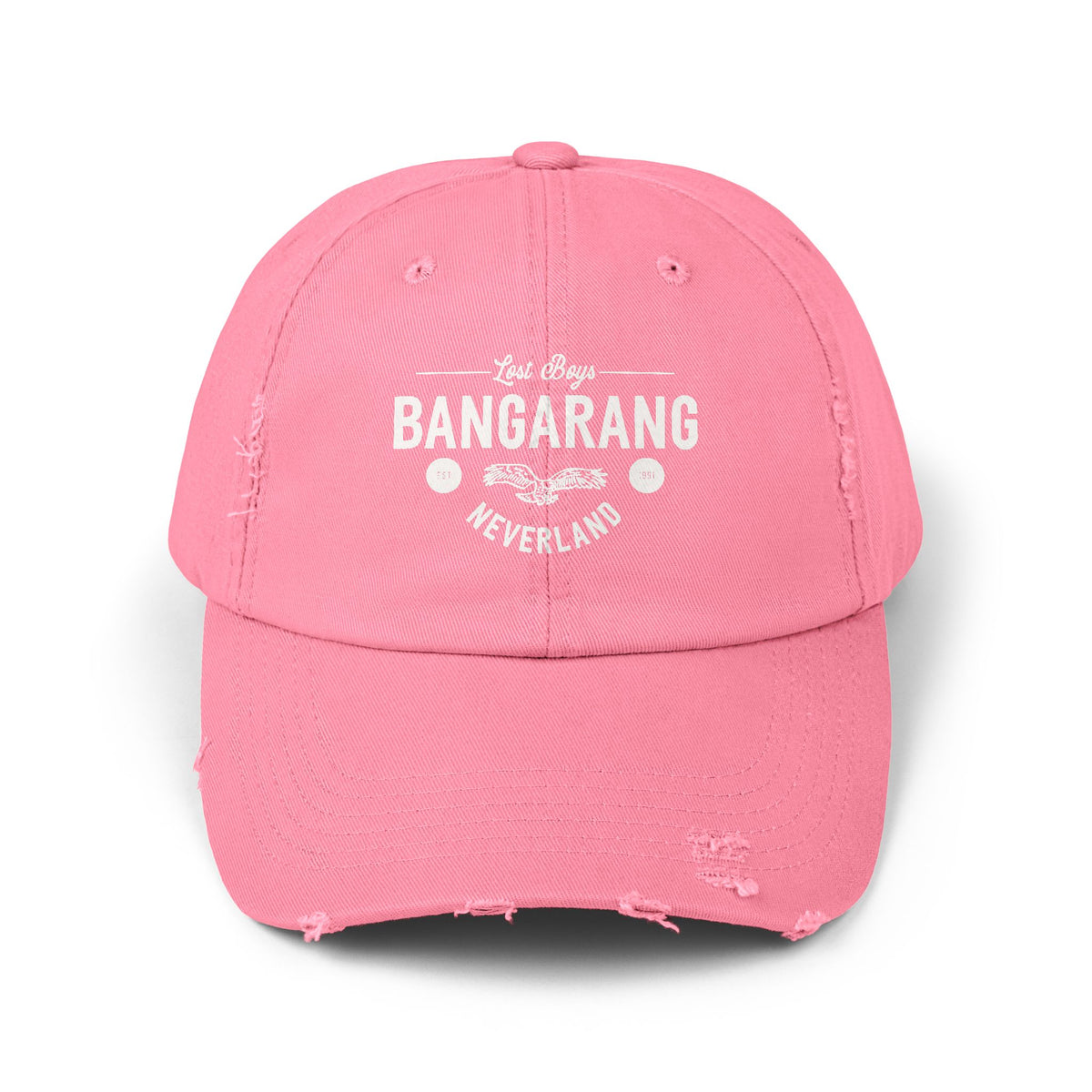 Bangarang Embroidered Unisex Distressed Cap