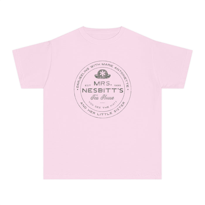 Mrs. Nesbitt’s Tea House Comfort Colors Youth Midweight Tee