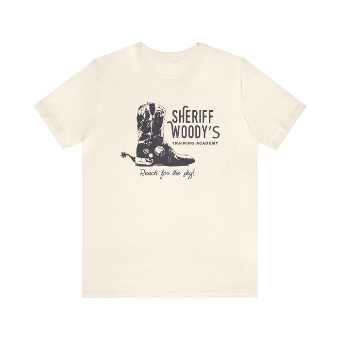 Sheriff Woody’s Training Academy Bella Canvas Unisex Jersey Short Sleeve Tee