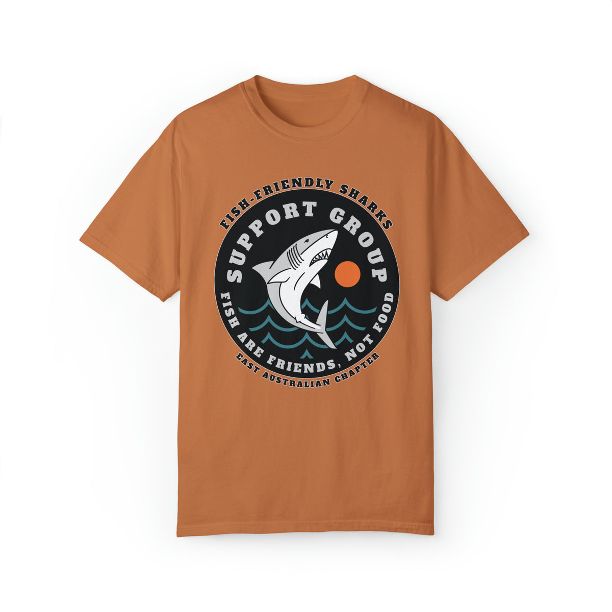 Friendly Shark Support Group Comfort Colors Unisex Garment-Dyed T-shirt