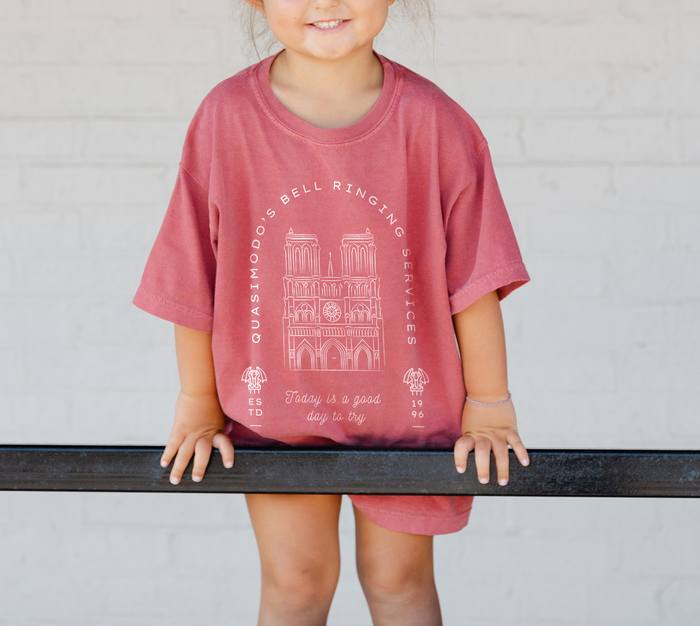 Quasimodo's Bell Ringing Services Comfort Colors Youth Midweight Tee