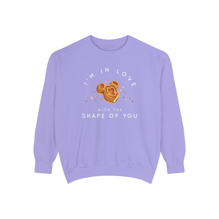 I'm in Love with the Shape of You Comfort Colors Unisex Garment-Dyed Sweatshirt