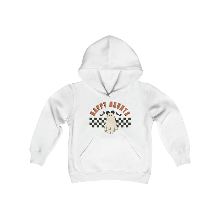 Happy Haunts Gildan Youth Heavy Blend Hooded Sweatshirt