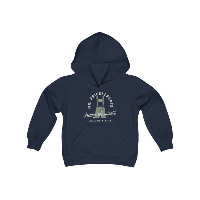 Mr. Pricklepants’ Acting Academy Gildan Youth Heavy Blend Hooded Sweatshirt