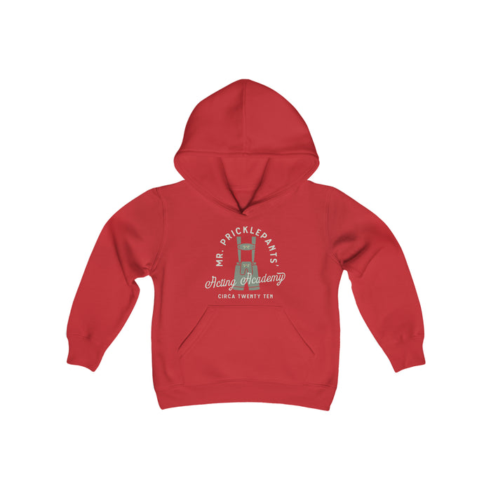 Mr. Pricklepants’ Acting Academy Gildan Youth Heavy Blend Hooded Sweatshirt