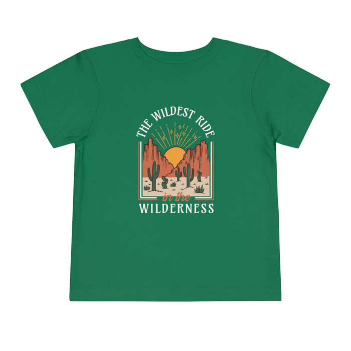 The Wildest Ride In The Wilderness Bella Canvas Toddler Short Sleeve Tee