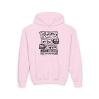 Scuttle's Thrift Shop Gildan Youth Heavy Blend Hooded Sweatshirt