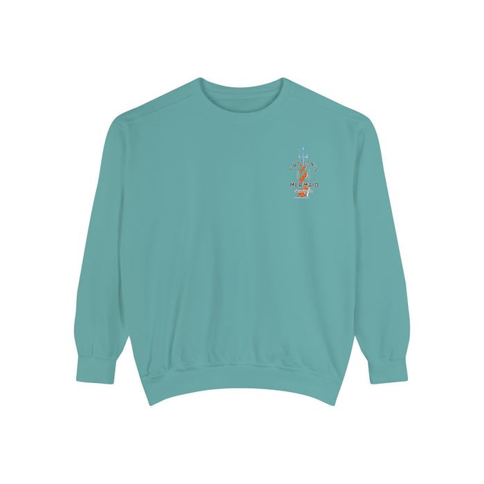 Triton's Mermaid Security Comfort Colors Unisex Garment-Dyed Sweatshirt