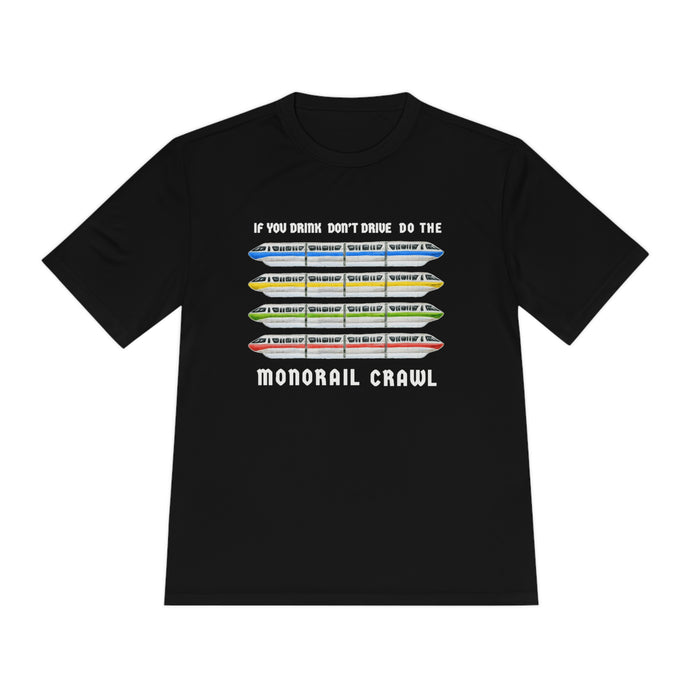 Monorail Crawl Unisex Moisture Wicking Tee