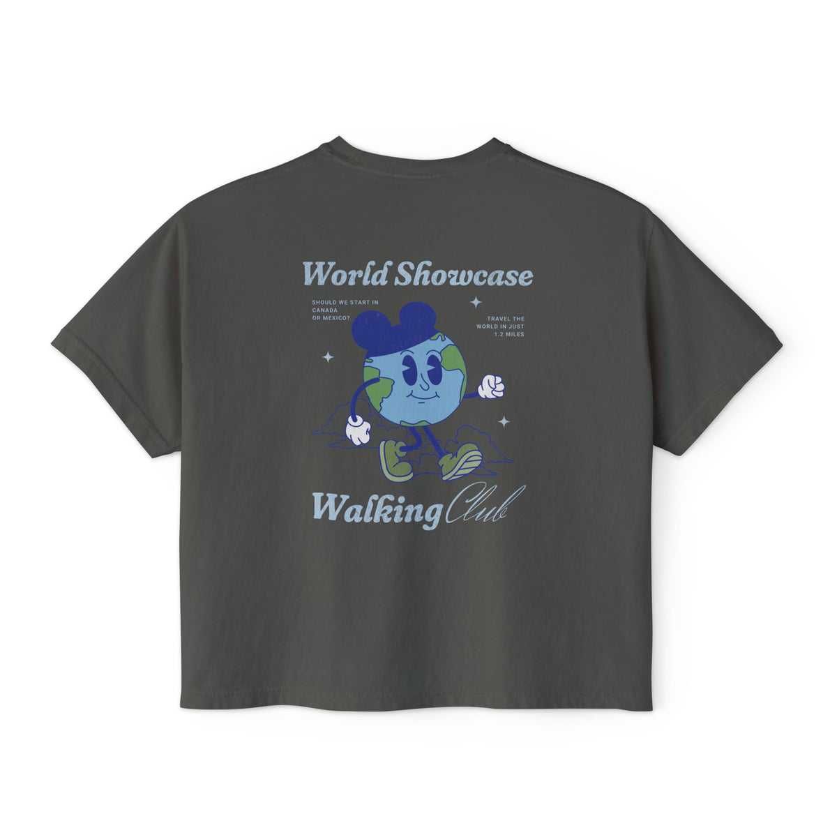 World Showcase Walking Club Comfort Colors Women's Boxy Tee