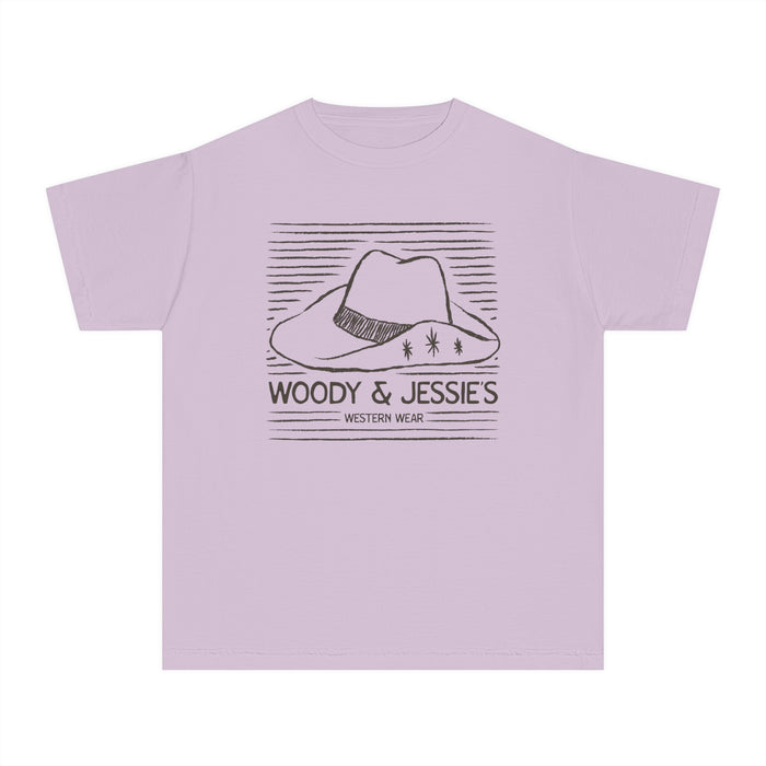 Woody & Jessie's Western Wear Comfort Colors Youth Midweight Tee