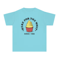 Here For The Whip Comfort Colors Youth Midweight Tee