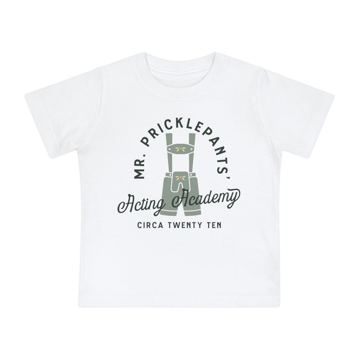 Mr. Pricklepants’ Acting Academy Bella Canvas Baby Short Sleeve T-Shirt