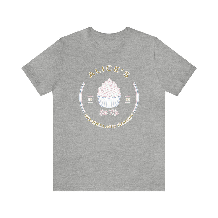 Alice's Wonderland Bakery Bella Canvas Unisex Jersey Short Sleeve Tee