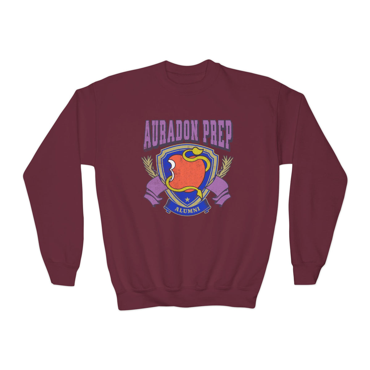 Auradon Prep Alumni Gildan Youth Crewneck Sweatshirt