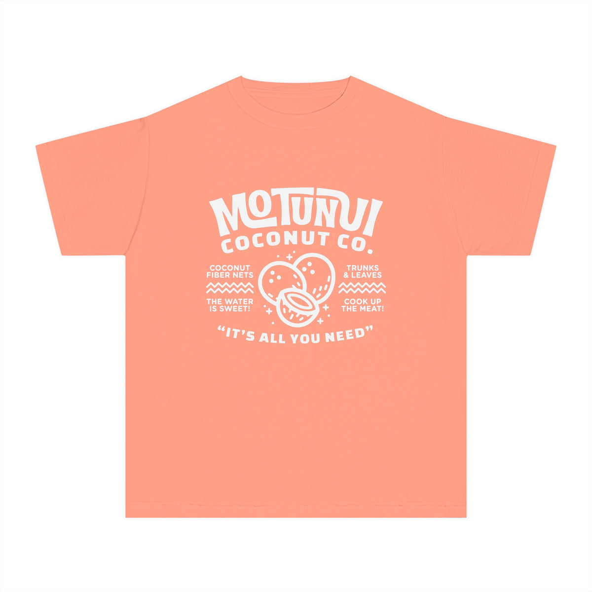 Motunui Coconut Company Comfort Colors Youth Midweight Tee