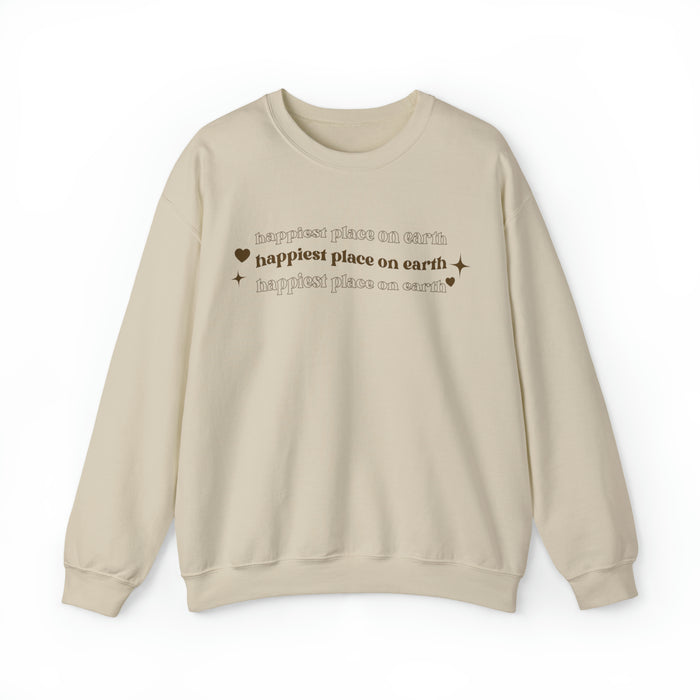 Happiest Place On Earth Gildan Unisex Heavy Blend™ Crewneck Sweatshirt