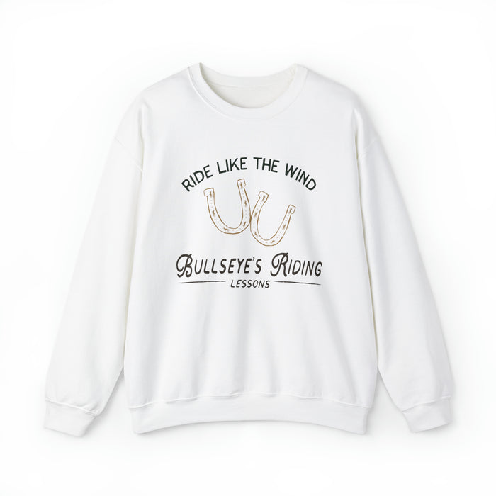 Bullseye's Riding Lessons Gildan Unisex Heavy Blend™ Crewneck Sweatshirt