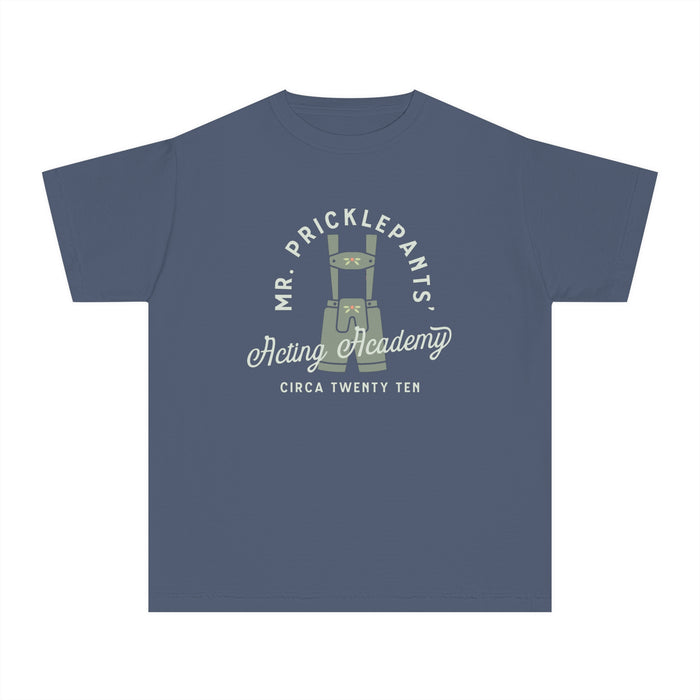 Mr. Pricklepants’ Acting Academy Comfort Colors Youth Midweight Tee