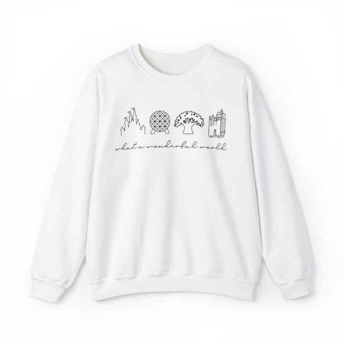 What a Wonderful World Gildan Unisex Heavy Blend™ Crewneck Sweatshirt