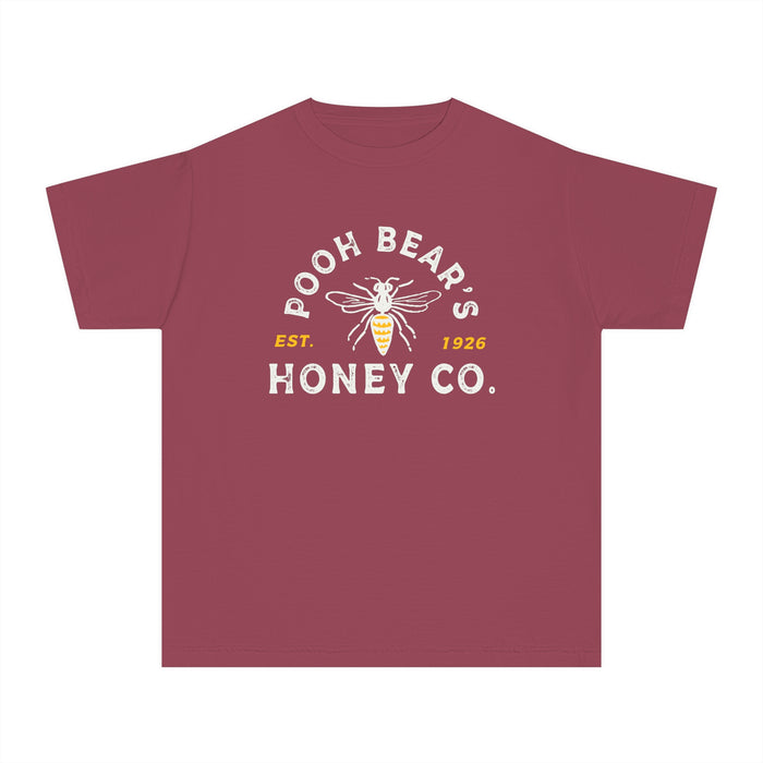 Pooh Bear's Honey Co. Comfort Colors Youth Midweight Tee