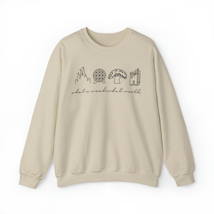 What a Wonderful World Gildan Unisex Heavy Blend™ Crewneck Sweatshirt