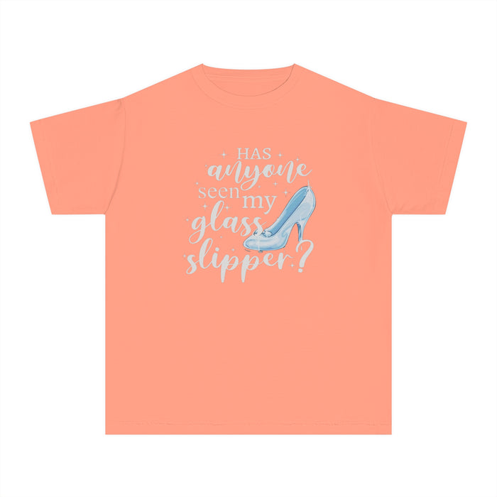 Has Anyone Seen My Glass Slipper? Comfort Colors Youth Midweight Tee