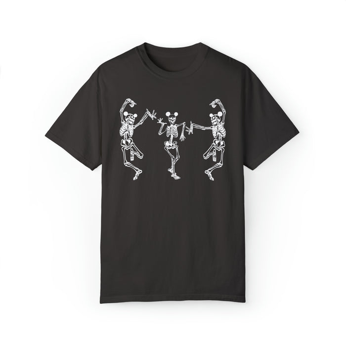 Dancing Skeletons with Ears Comfort Colors Unisex Garment-Dyed T-shirt