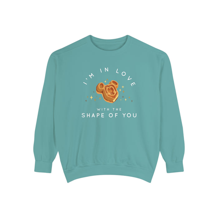 I'm in Love with the Shape of You Comfort Colors Unisex Garment-Dyed Sweatshirt