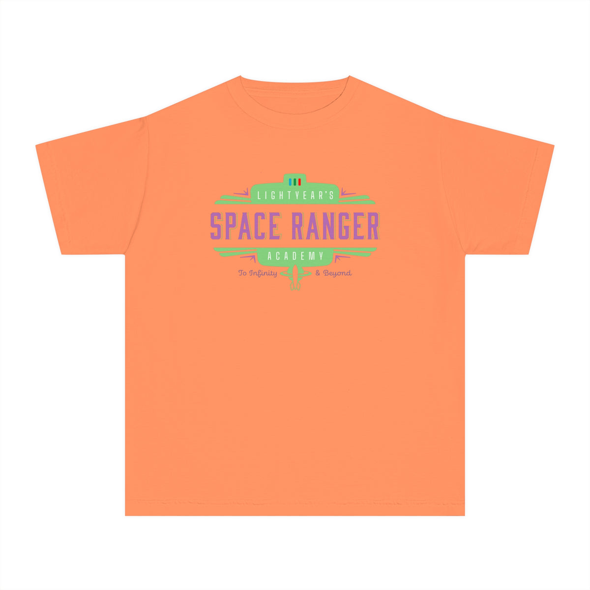 Lightyear's Space Ranger Academy Comfort Colors Youth Midweight Tee