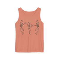 Dancing Skeletons Unisex Comfort Colors Garment-Dyed Tank Top