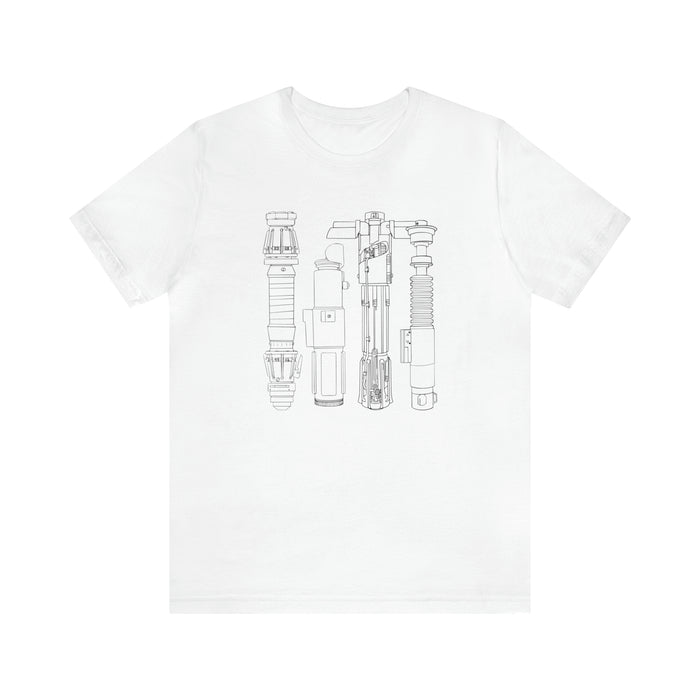 Lightsabers Bella Canvas Unisex Jersey Short Sleeve Tee