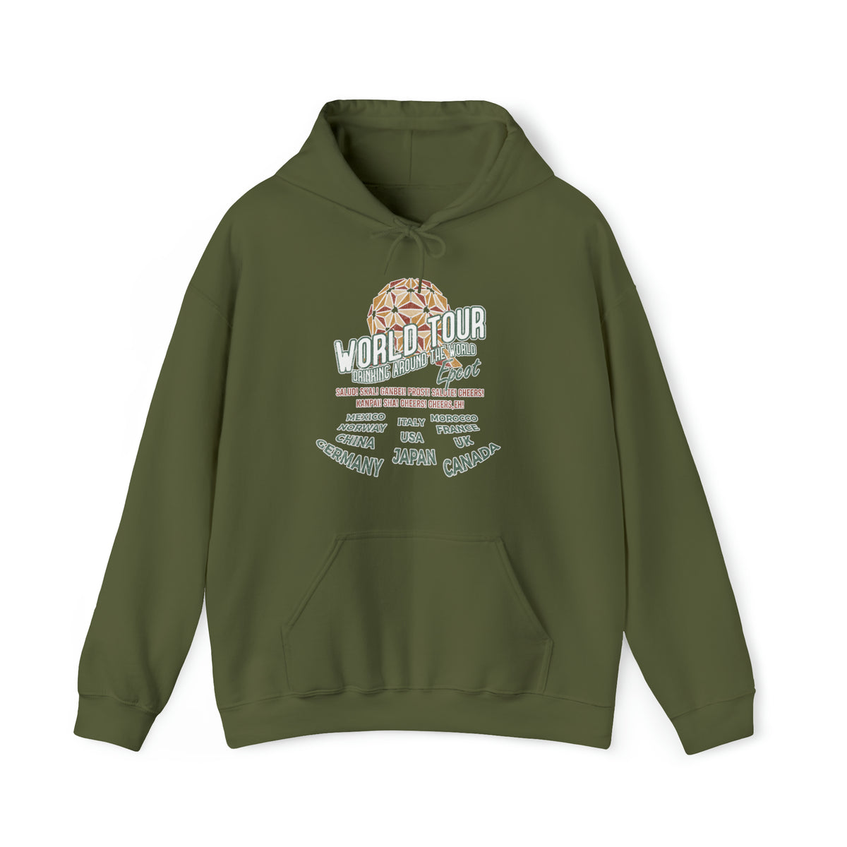 World Tour Gildan Unisex Heavy Blend™ Hooded Sweatshirt