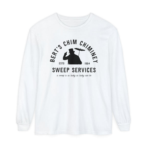 Bert's Chim Chimney Sweep Services Comfort Colors Unisex Garment-dyed Long Sleeve T-Shirt