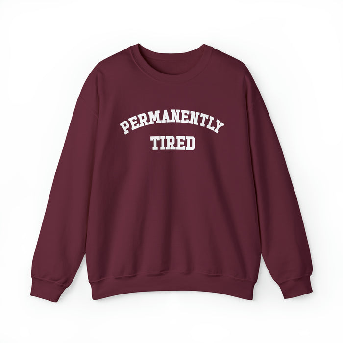 Permanently Tired Gildan Unisex Heavy Blend™ Crewneck Sweatshirt