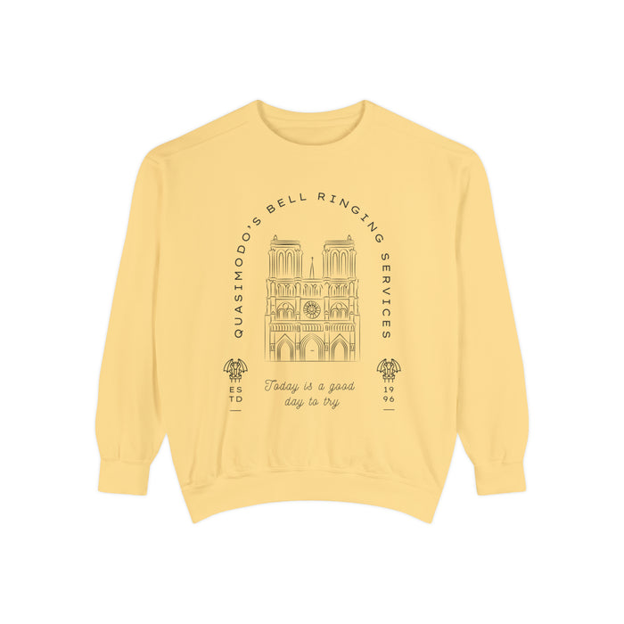 Quasimodo's Bell Ringing Services Comfort Colors Unisex Garment-Dyed Sweatshirt