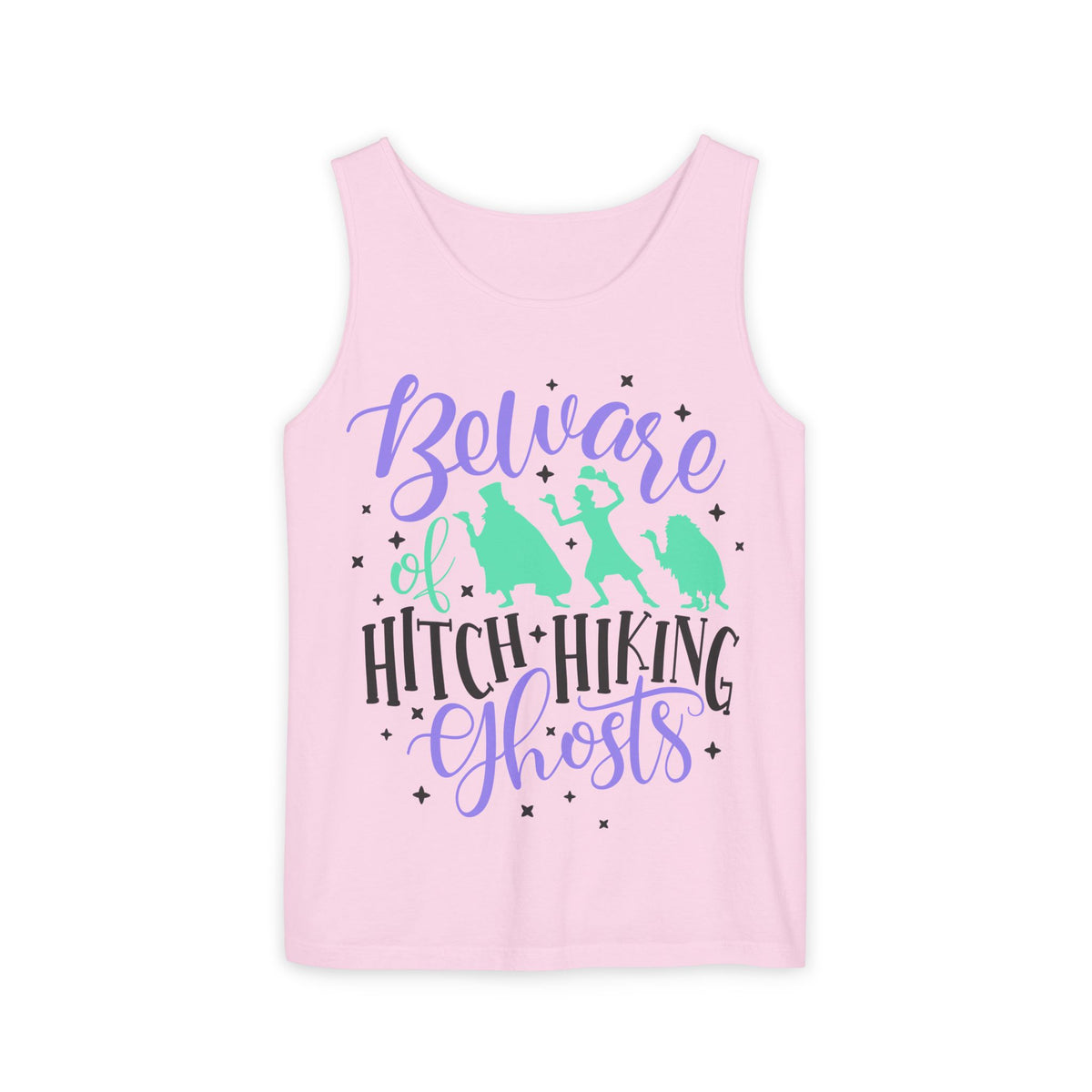 Beware of Hitchhiking Ghosts Unisex Comfort Colors Garment-Dyed Tank Top