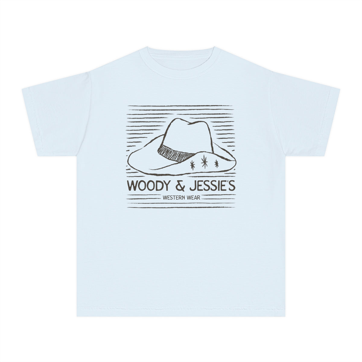 Woody & Jessie's Western Wear Comfort Colors Youth Midweight Tee