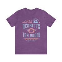 Mrs. Nesbitt’s Tea House Mint & Lavender Bella Canvas Unisex Jersey Short Sleeve Tee