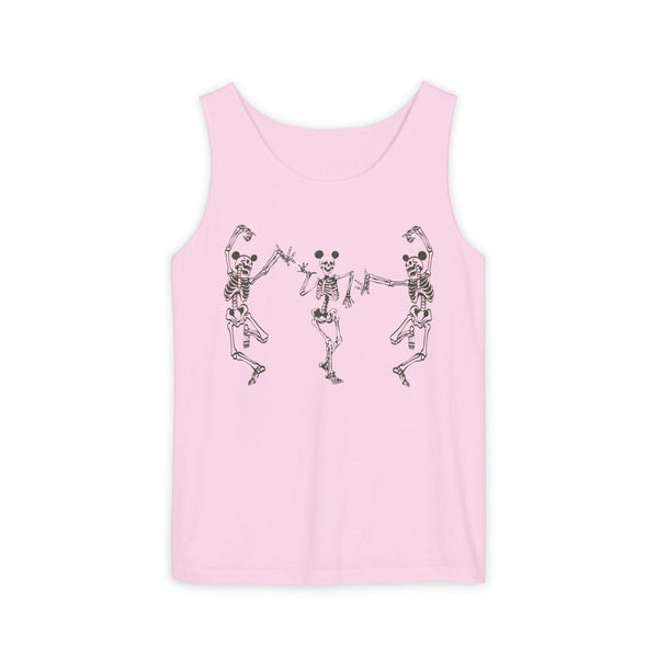 Dancing Skeletons Unisex Comfort Colors Garment-Dyed Tank Top