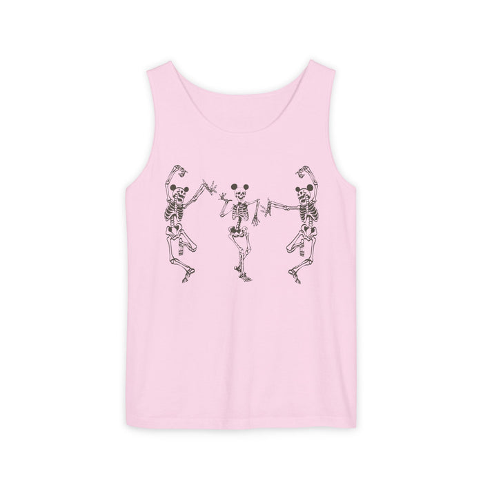 Dancing Skeletons Unisex Comfort Colors Garment-Dyed Tank Top