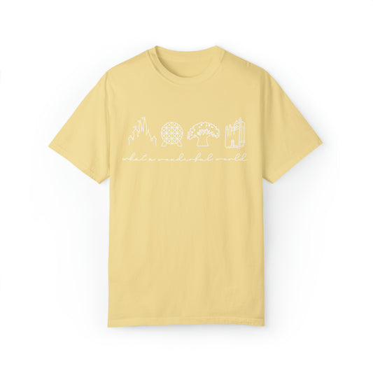 What A Wonderful World Comfort Colors Unisex Garment-Dyed T-shirt