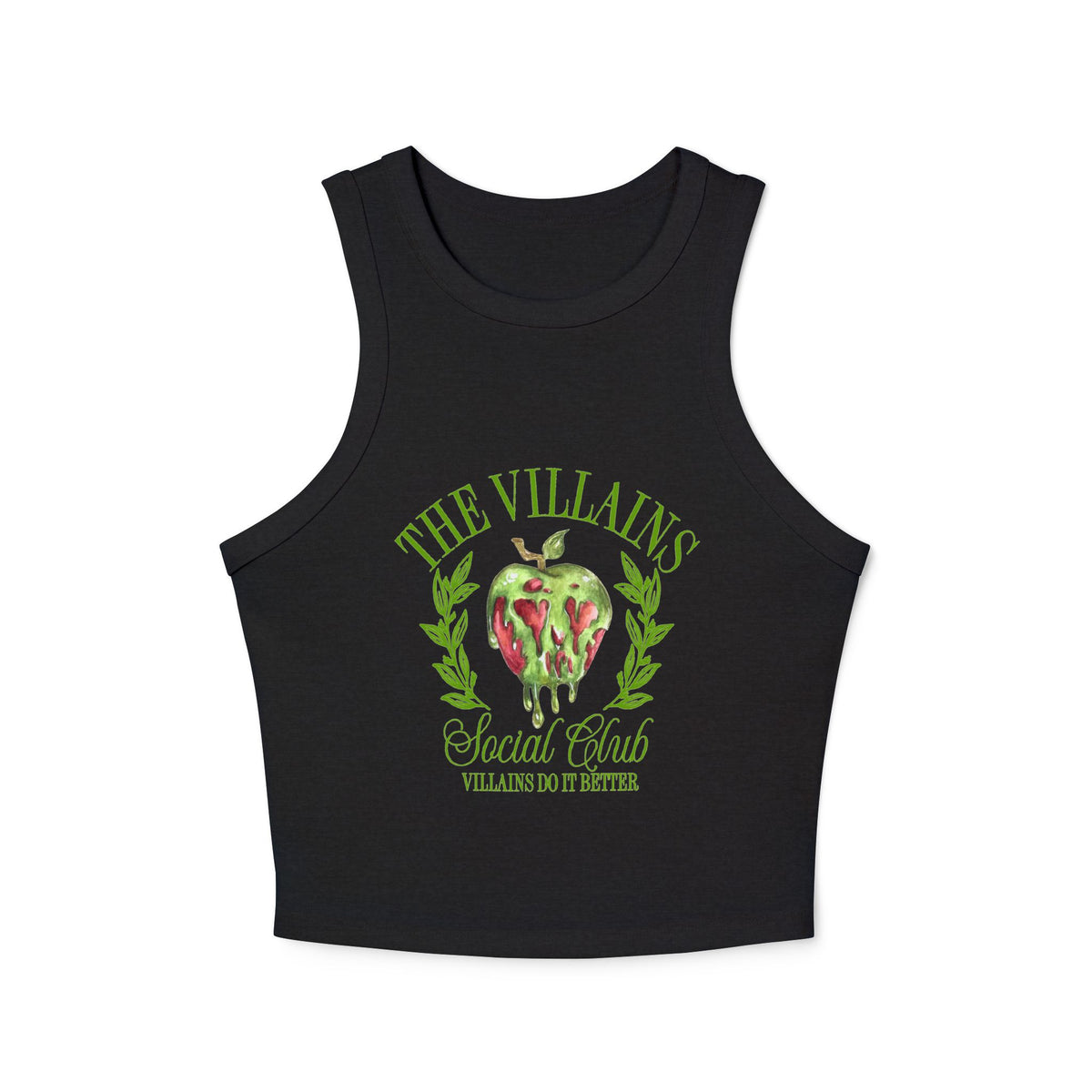 The Villains Social Club Women's Micro Rib Racer Tank Top