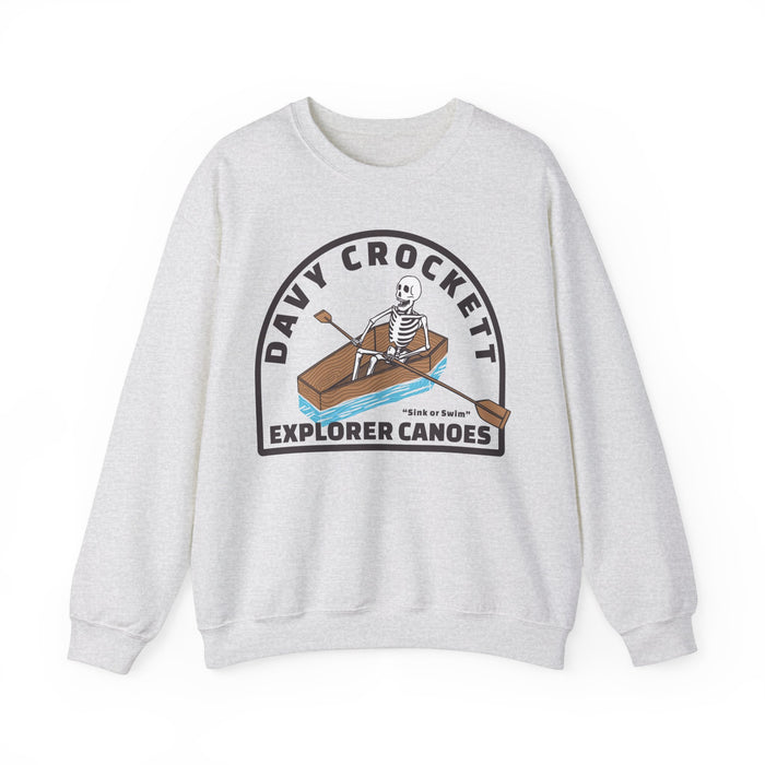 Davy Crockett Explorer Canoes Gildan Unisex Heavy Blend™ Crewneck Sweatshirt