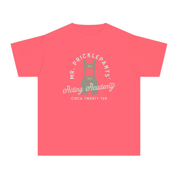 Mr. Pricklepants’ Acting Academy Comfort Colors Youth Midweight Tee