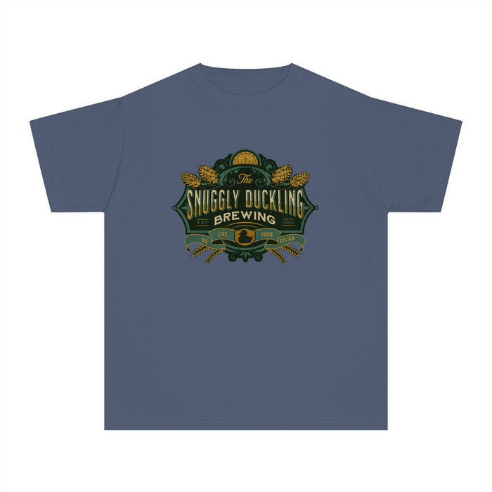 The Snuggly Duckling Brewing Comfort Colors Youth Midweight Tee